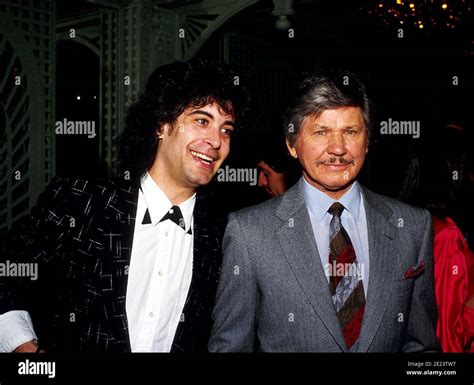 Charles Bronson and son Jason 1987 Credit: Ralph Dominguez/MediaPunch ...