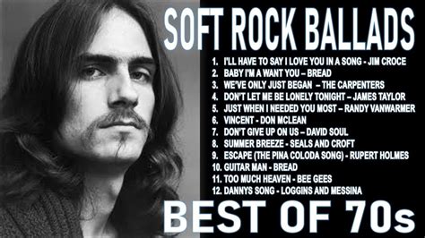 BEST OF 70s SOFT ROCK BALLADS PLAYLIST - NONSTOP | Ballad, Oldies music ...