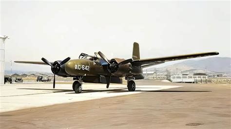 The legendary A-26 Invader dominates the sky