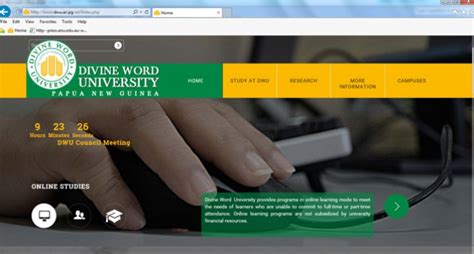 Divine Word University first to introduce online examinations | Papua ...