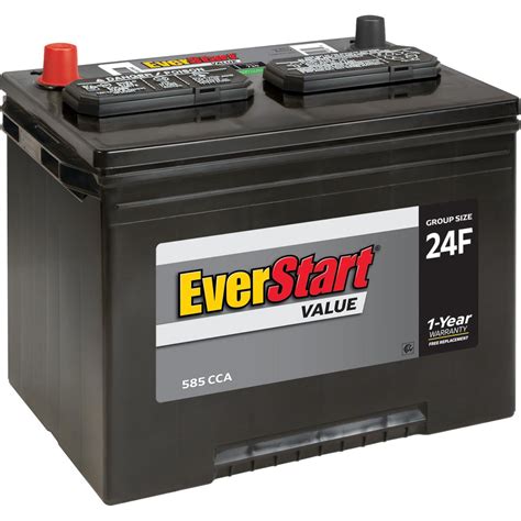 EverStart Value Lead Acid Automotive Battery, Group Size 24F (12 Volt ...