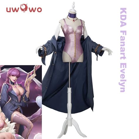 UWOWO PRE SALE Game LOL Evelynn Cosplay Costume K/DA Evelynn Cosplay ...