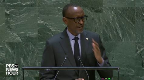 H.E Paul Kagame' speech at UN general assembly - YouTube