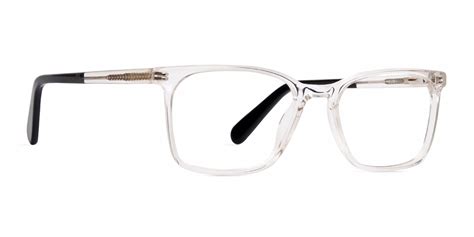 WHITLE 6 - Clear Acetate Glasses in Rectangle Shape | Specscart.®