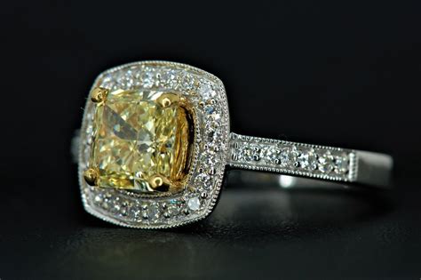 Natural Fancy Yellow Diamond Ring – DeBoscq Fine Jewelry