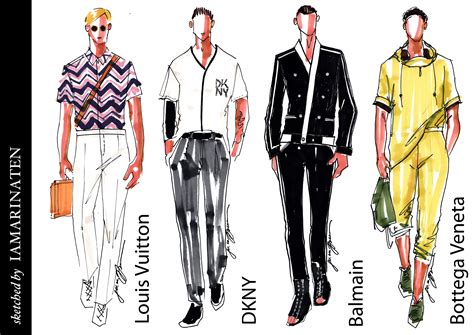 Male Fashion Sketches at PaintingValley.com | Explore collection of ...