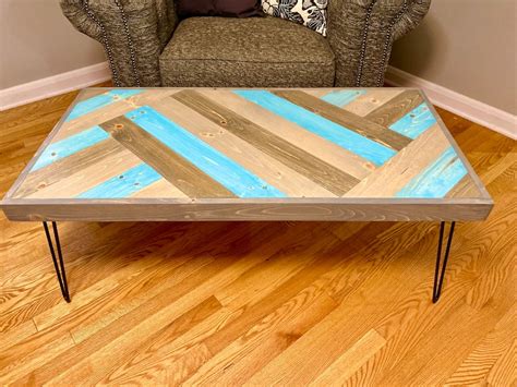 Beach House Coffee Table Farmhouse Coffee Table Coastal - Etsy