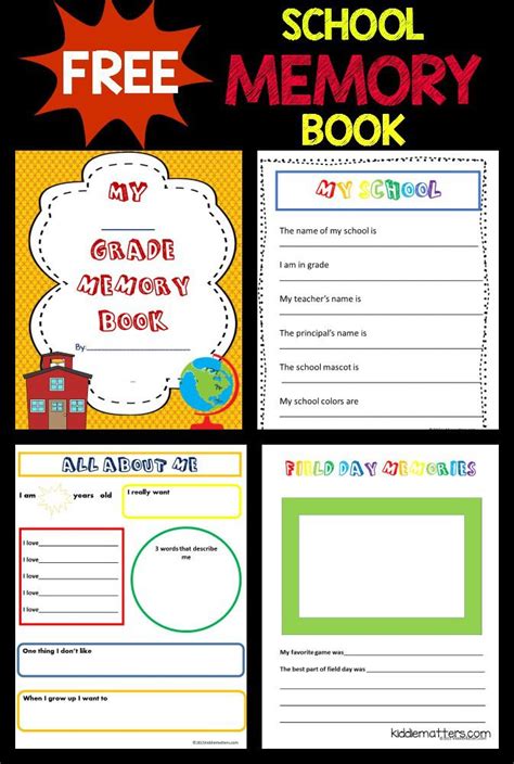 printable free printable memory book templates pdf - Bombastic E ...