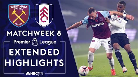 West Ham v. Fulham | PREMIER LEAGUE HIGHLIGHTS | 11/7/2020 | NBC Sports ...