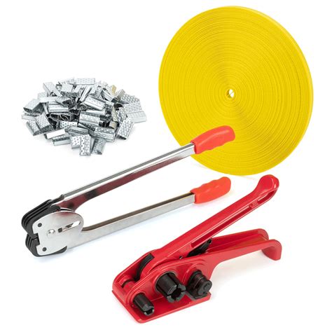 Buy Poly Strapping Tensioner & Cutter Manual Banding Sealer Tools Set ...