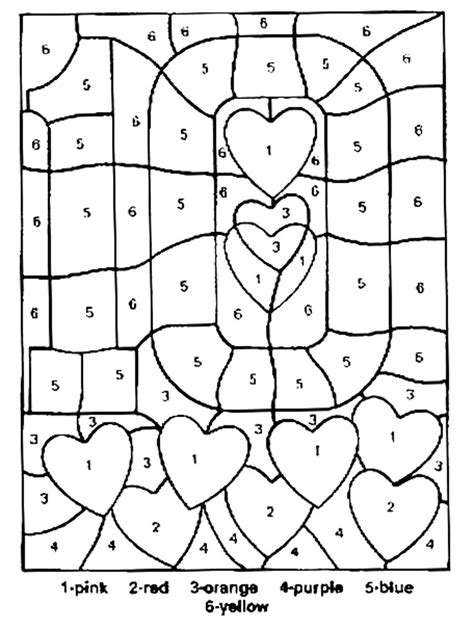 Free Printable Color by Number Coloring Pages - Best Coloring Pages For ...