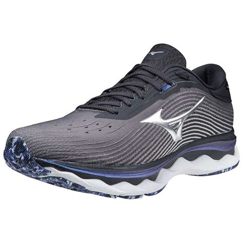 Mizuno Wave Sky 5 Hardloopschoenen Grijs/Blauw/Wit Heren koop je bij ...