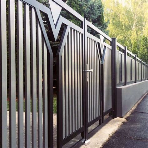 Top 60 Best Modern Fence Ideas - Contemporary Outdoor Designs