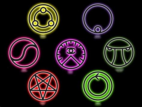 Seven Deadly Sins Symbols - They look so cool! | Seven deadly sins ...