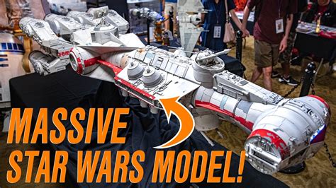 5 Foot Star Wars Rebel Blockade Runner Model! - YouTube