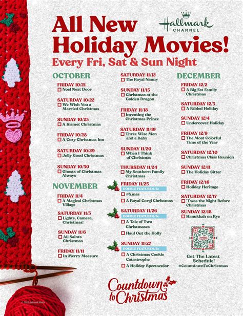 Hallmark Christmas Movies 2022 Printable List - Printable Word Searches