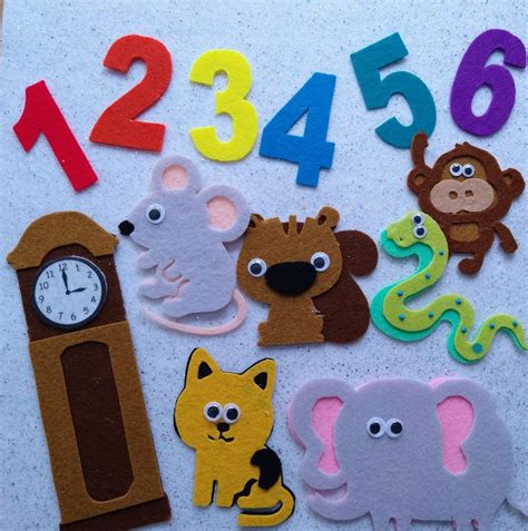 Hickory Dickory Dock the Mouse Ran up the Clock Crash Elephant - Etsy ...