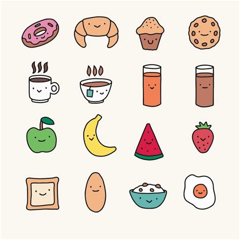 Cute Kawaii Drawing Ideas Food