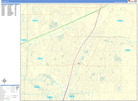 Maps of Allen Texas - marketmaps.com