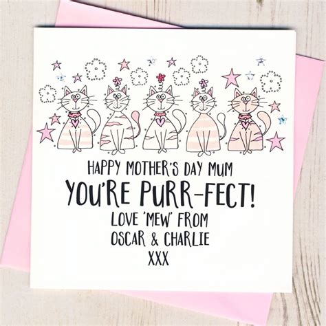 Mother's Day Card From The Cat