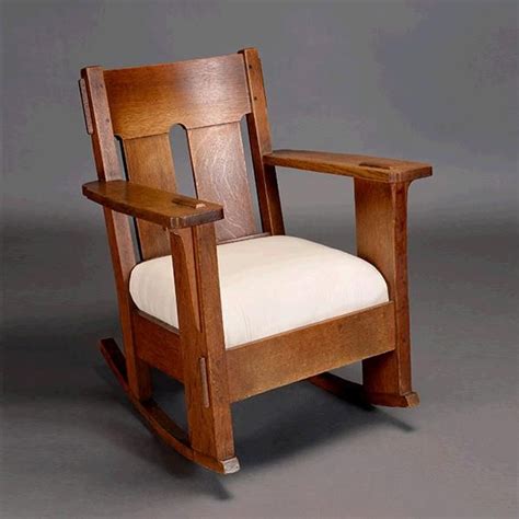 Charles Stickley rocking chair, Michaan's Catalogue, via American ...