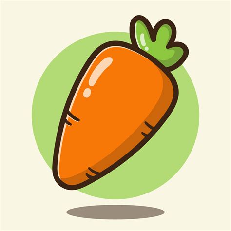 illustration of cute cartoon carrot vector 14828382 Vector Art at Vecteezy