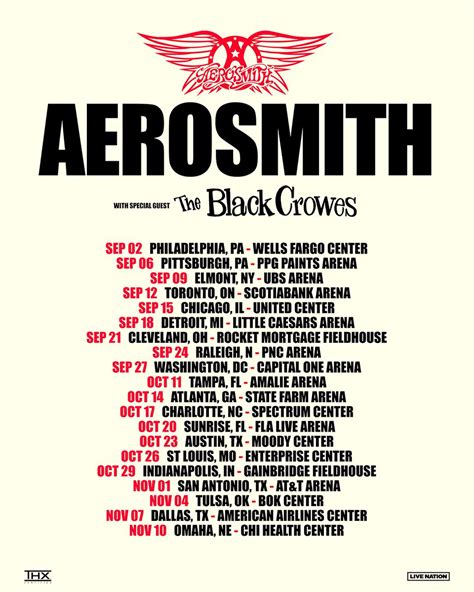 Paul Miles on Twitter: "Aerosmith is bringing the farewell tour to ...