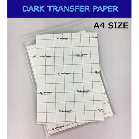 3G Dark Transfer Paper (10's) | Shopee Philippines