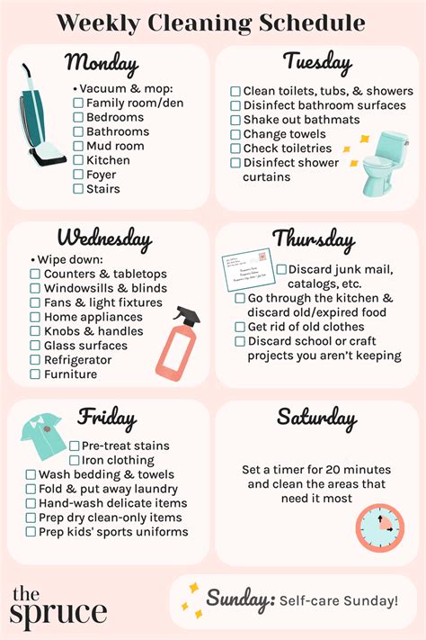 A Realistic Weekly Cleaning Schedule to Get You Started