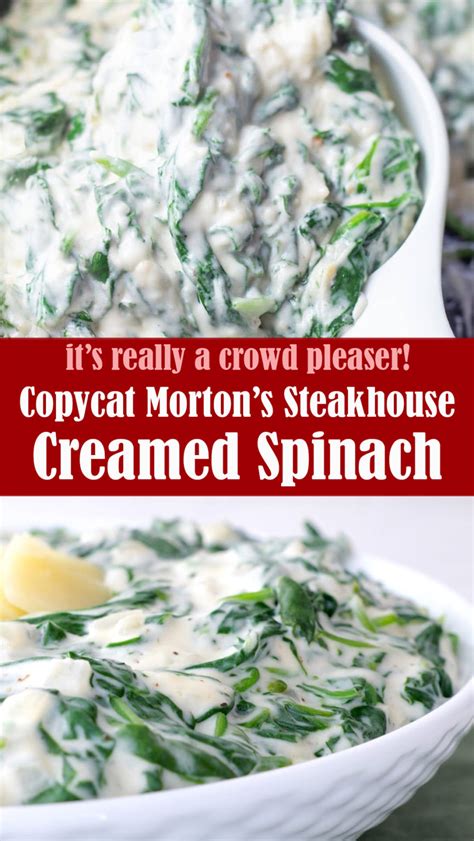 Copycat Morton’s Steakhouse Creamed Spinach – Reserveamana