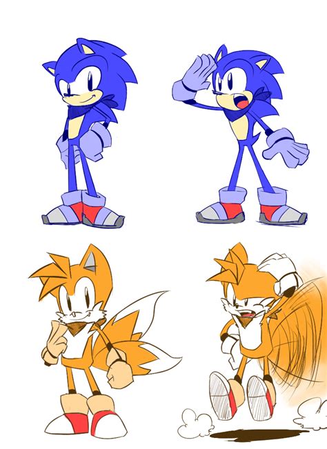 Sonic and Tails Fan Redesigns by TheUpbringer on DeviantArt