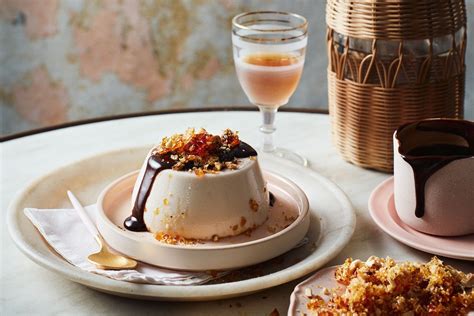 Hazelnut panna cotta with chocolate ganache recipe - Recipes ...