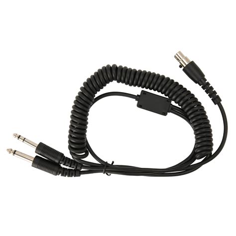 Mini XLR 5 Pin Plug to GA Dual Plugs Headset Adapter Cable for David ...