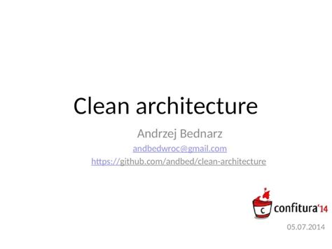 (PPTX) Clean architecture - DOKUMEN.TIPS