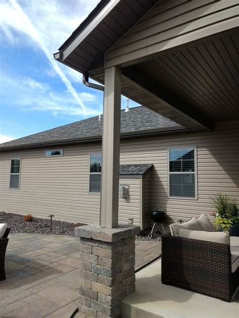 4 ~ Piece Vinyl Post Wrap for 4x4 Posts by RDI | Stone deck, Patio ...