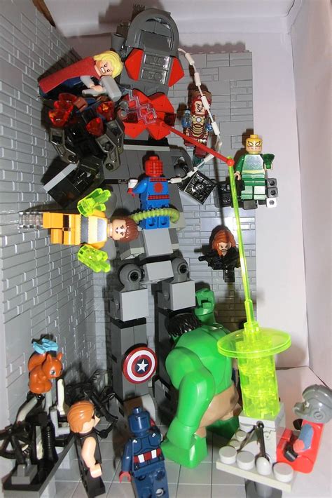 LEGO MOC: Ultron vs The Avengers | Age of Ultron! | Adam Arndt | Flickr