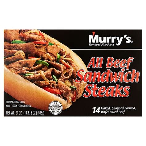 Murry's All Beef Sandwich Steaks, 14 count, 21 oz