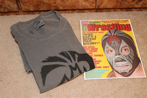 Mil Mascaras Autograph T-shirt WWF Wwe Wrestling Pro Wrestling - Etsy