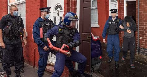 Teenager arrested in dawn raids by police investigating Cheetham Hill ...