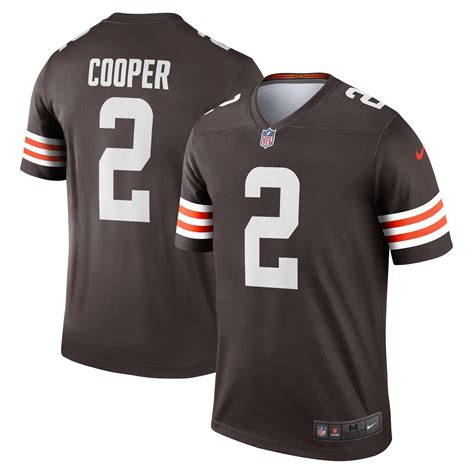 Men's Cleveland Browns Amari Cooper Nike Brown Legend Jersey