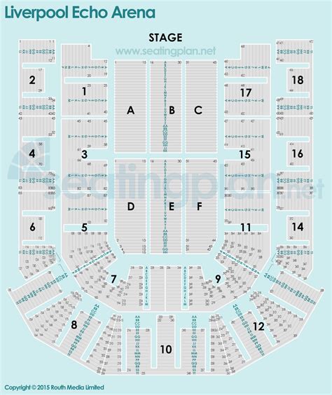 M&S Bank Arena Detailed Seating Plan