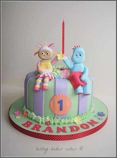 Iggle Piggle and Upsy Daisy Birthday Cake First Birthday Cakes, 2nd ...