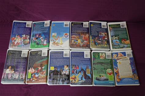 Disney Masterpiece VHS Entire Collection-originalsrare Lot the Lion ...