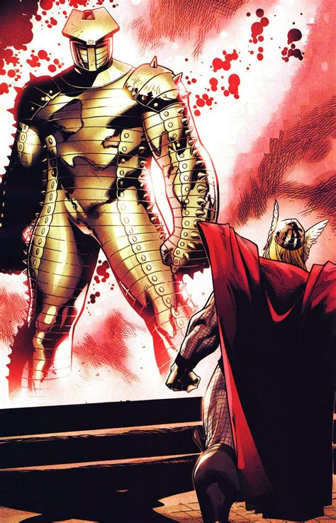 Destroyer (Enchanted Armor) (Earth-616) vs. Thor (Thor Odinson) (Earth ...