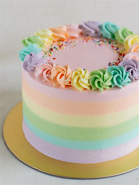 Edith Patisserie | Pastel rainbow cake, Rainbow birthday cake, Pastel cakes