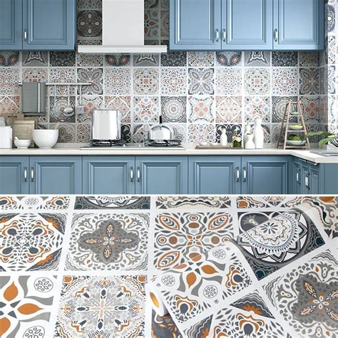 (Tiles) Moroccan Mosaic Pattern Design Background Kitchen Tiles ...