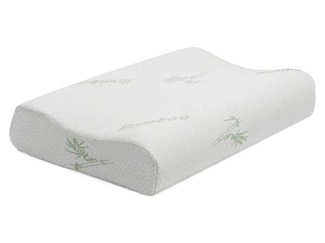 Memory Foam Pillow with Bamboo Cover - Set of 2 - XL