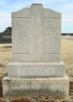 Mary Turner (1830-1900) - Find a Grave Memorial