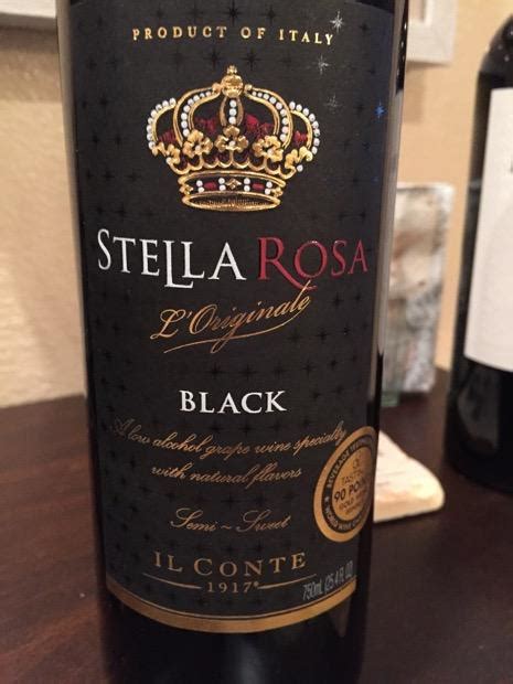 2017 Il Conte D'Alba Stella Rosa Black, Italy - CellarTracker