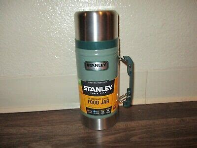 Stanley CLASSIC VACUUM FOOD JAR 24 oz / 709 mL STAINLESS STEEL THERMOS ...